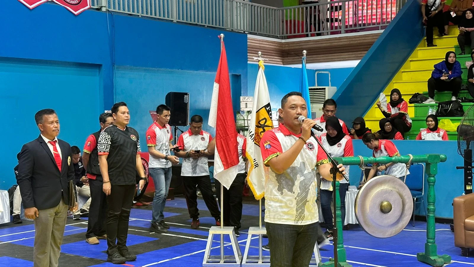 Seno Aji Resmi Buka Kejurda Karate Kapolda Kaltim Cup II 2023